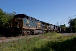 CSXT 474 Leads M427 at Shrewsbury St. 